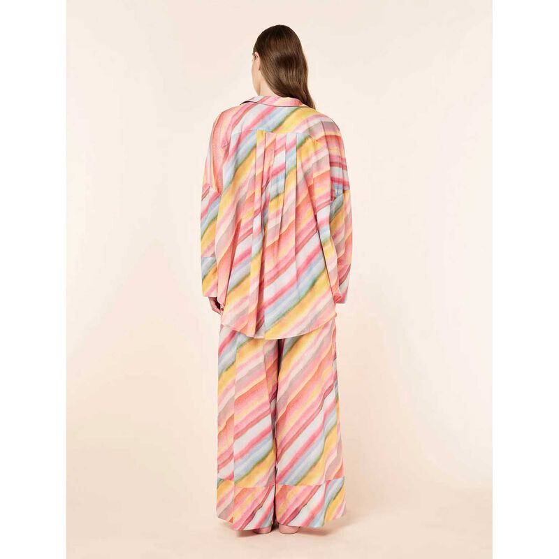 Papinelle Sophie Stripe Full Length PJ Set image number 1